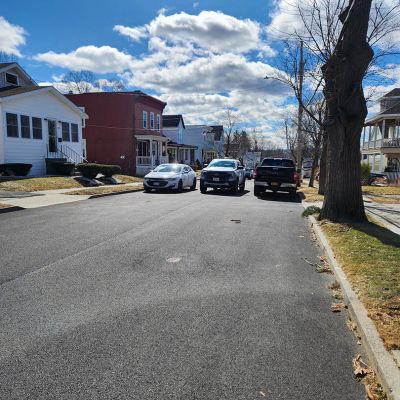 Emergency tree service operation site